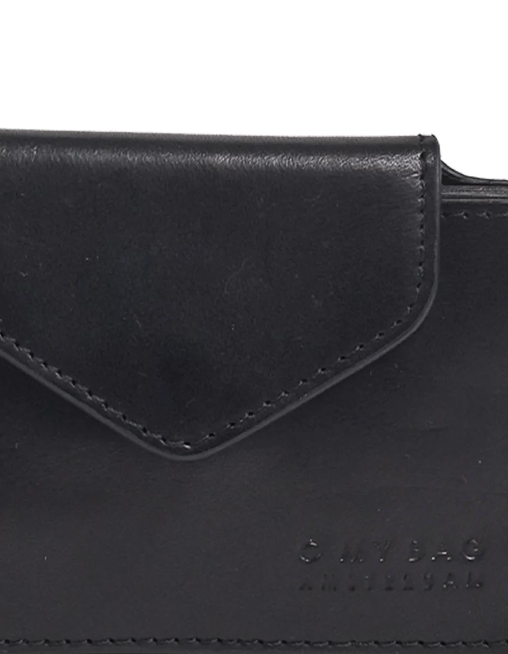 O My Bag Harmonica Wallet Classic Black Leder Münz-Portemonnaie unisex